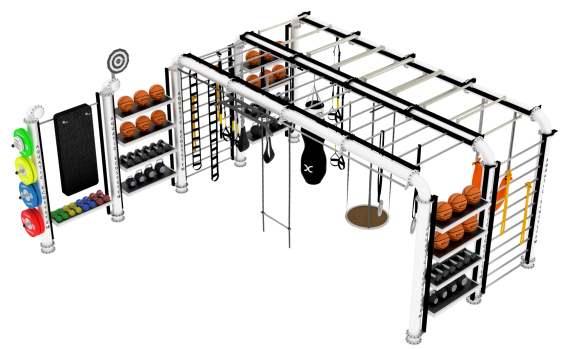 Aquatic Ecosystem Functional Bridge Double 200 In + 1x Traing & Storage + 1x Storage