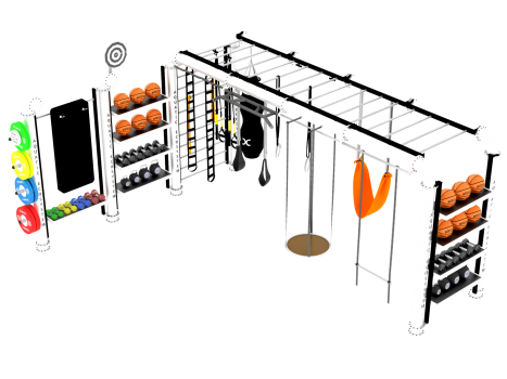 Aquatic Ecosystem Functional Bridge Single 100 In + 1x Traing & Storage + 1x Storage