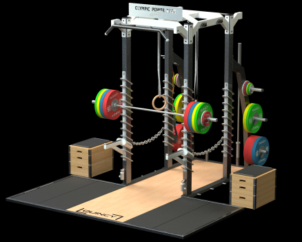 power rack +pltform